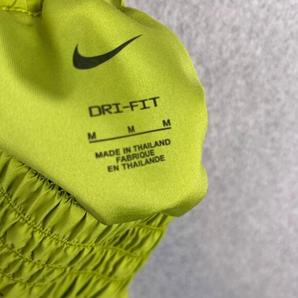Nike One Shorts Women Medium Green Dri-Fit Ultra High Waist 3 Brief Lined Sport - Picture 6 of 10